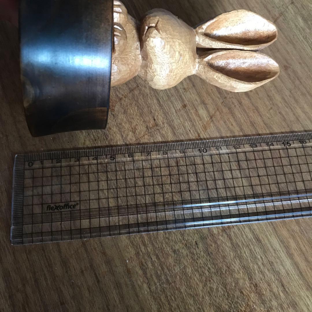 ウサギの木彫り 和歌山 龍神村