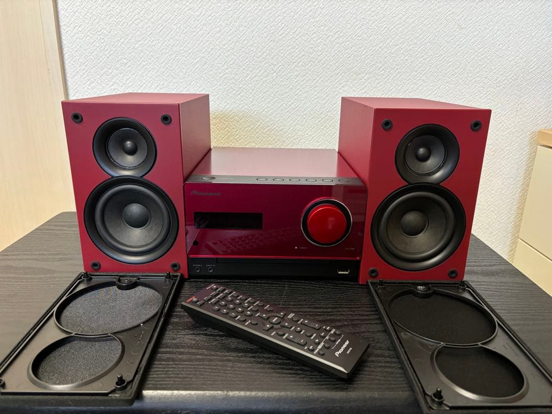 Pioneer CDコンポ X-CM32BT-R レッド 【完動品】パイオニア pioneer X