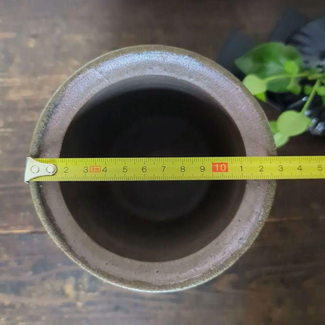 骨董品 陶芸 茶道具 備前焼 水指 細水指 宝山窯 森善一郎（陶号 宝山