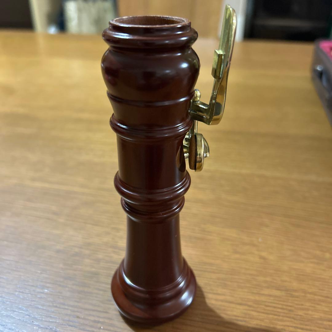 ヤマハ　テナーリコーダー 木製 ダークブラウン ケース付き