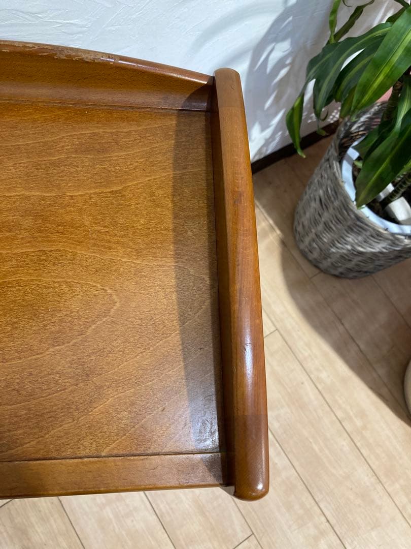 オールドカリモク 木製 棚 キャビネット 引き出し アンティーク レトロ