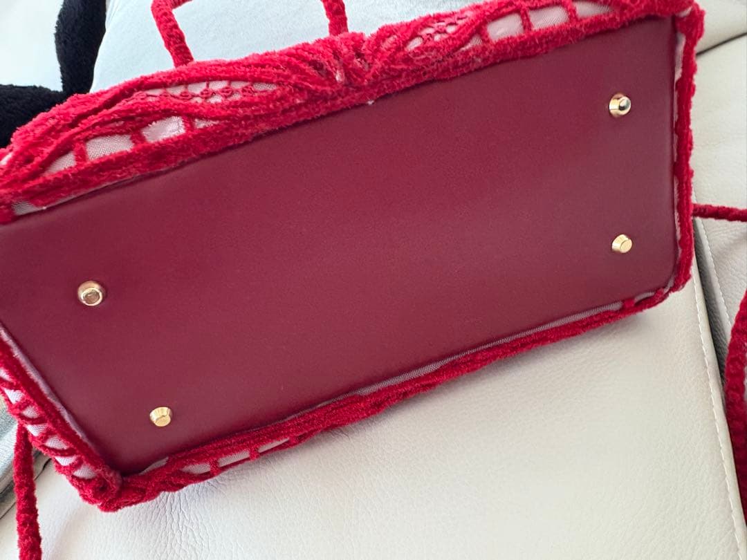 マメクロゴウチ mame kurogouchi コード刺繍バッグ