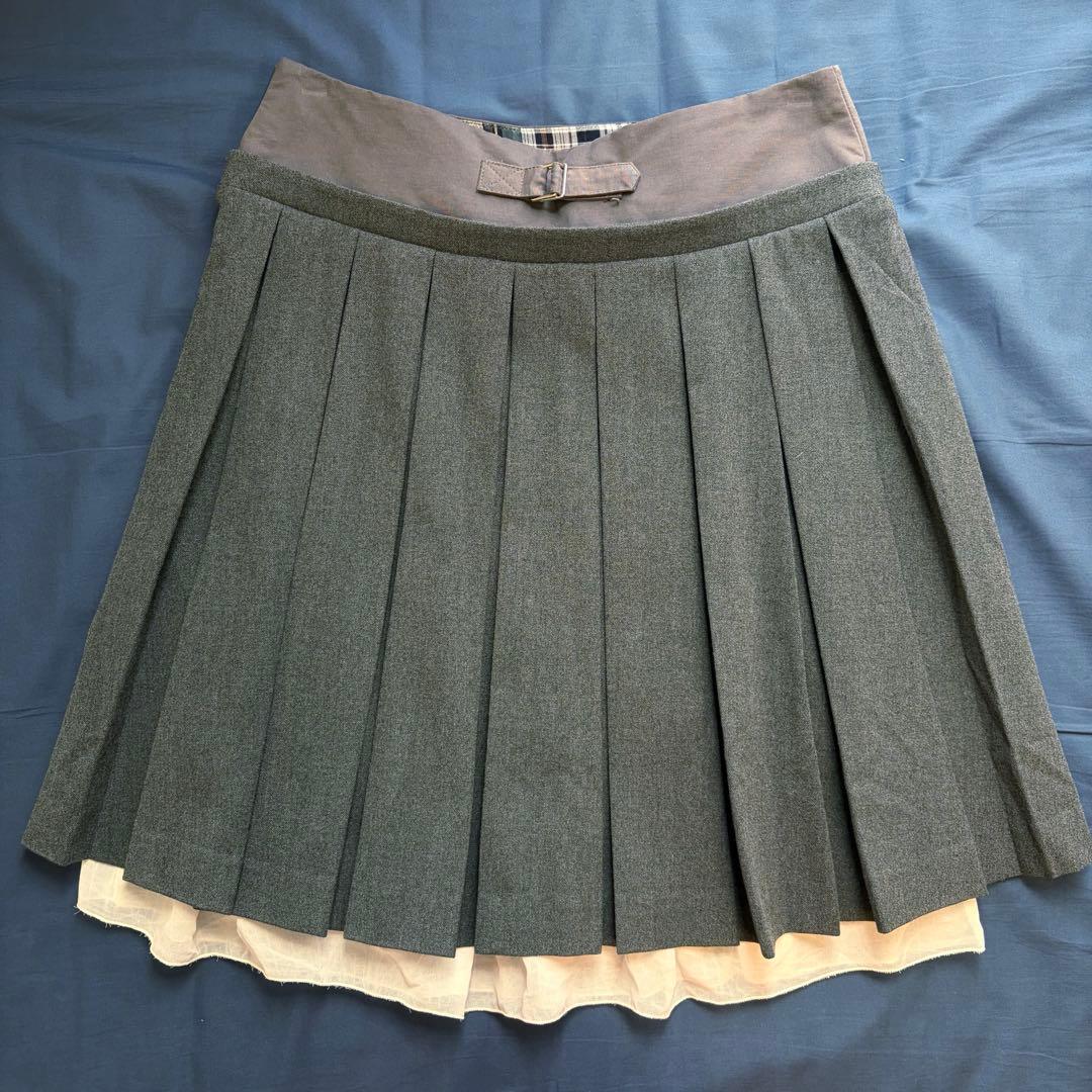 【正規品】coyseio プリーツスカート ダークグレー 1size