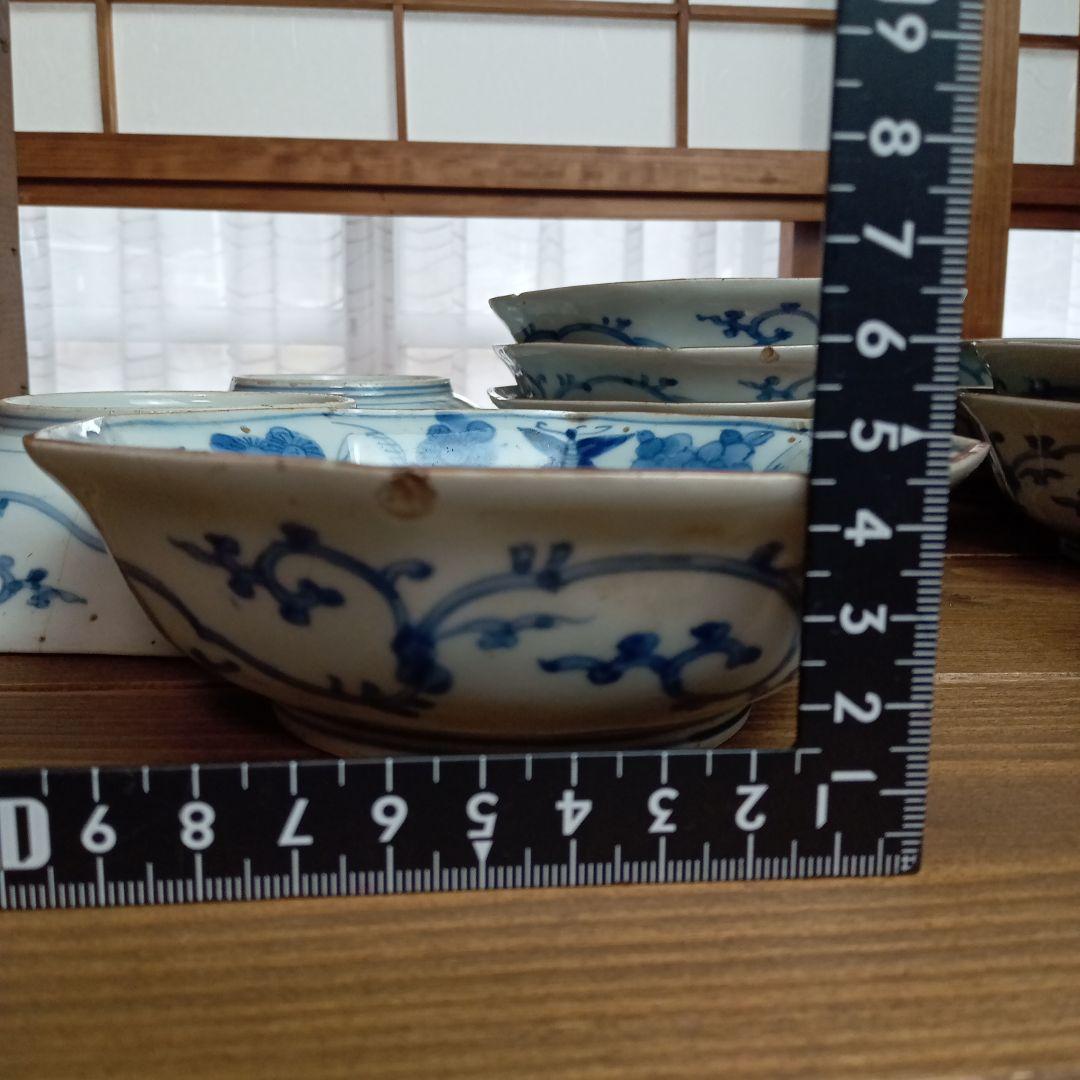 明治伊万里 真酢皿18枚 E−666