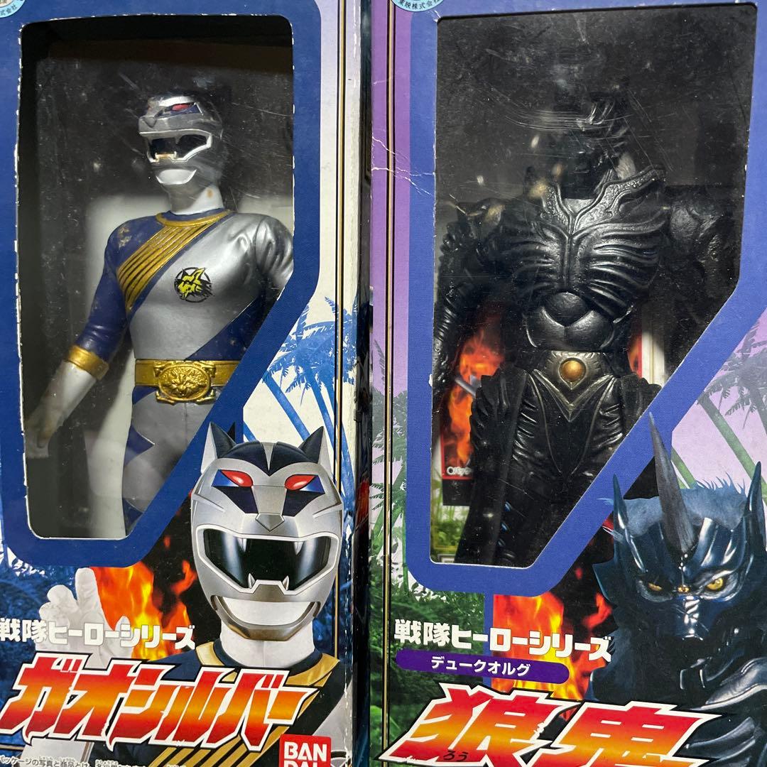 百獣戦隊ガオレンジャー 戦隊ヒーローシリーズ ソフビ 狼鬼 ガオ