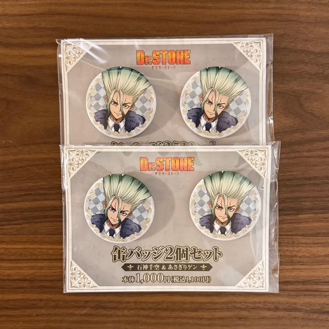 Dr STONE 缶バッジ ファミマ ドクスト 石神千空 缶バッジセット - メルカリ