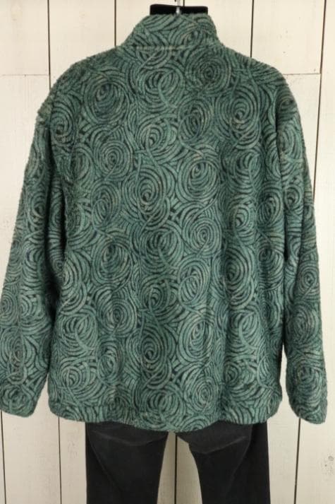 B*H様 22AW【新品】☆CALEE：スパイラル柄　フリースジャケット　ターコ