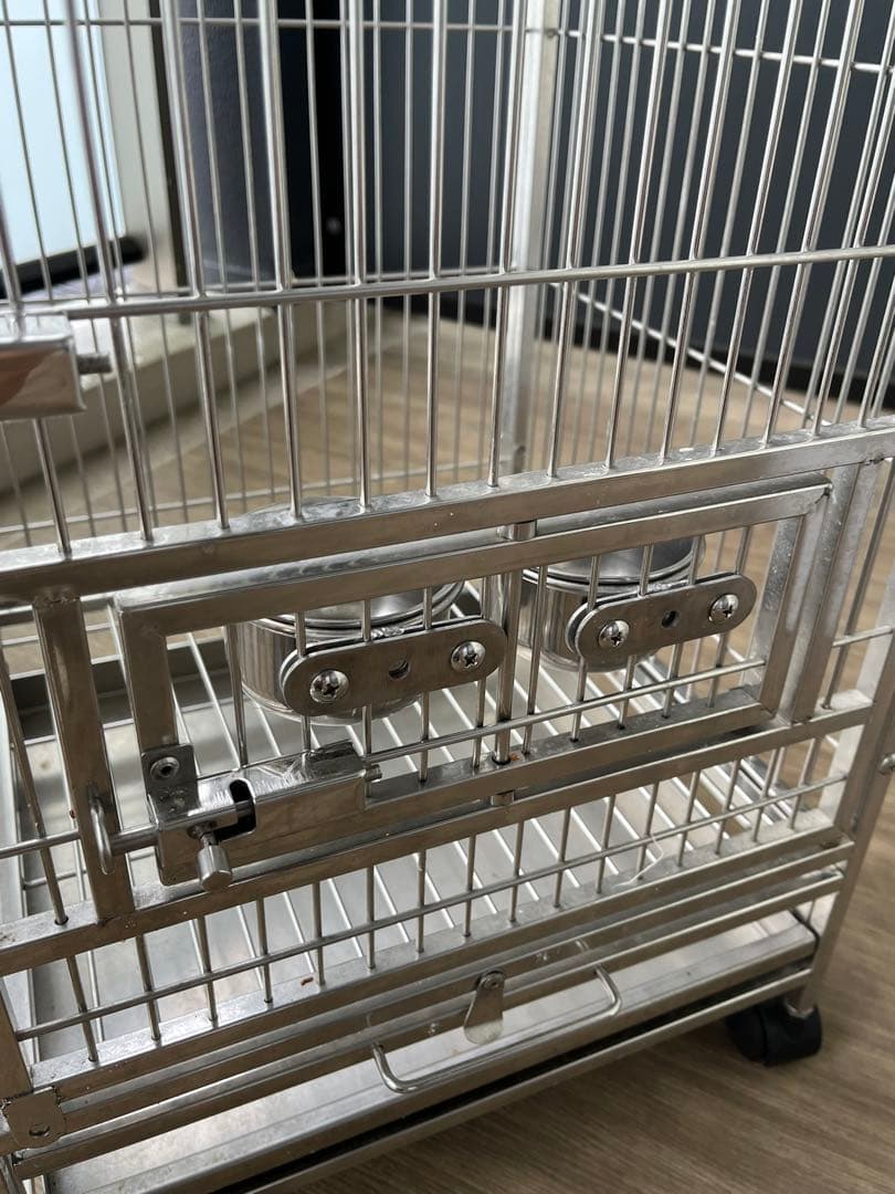 こんぱまるオリジナル ステンレスケージ小 Y211 鳥籠 鳥かご インコ