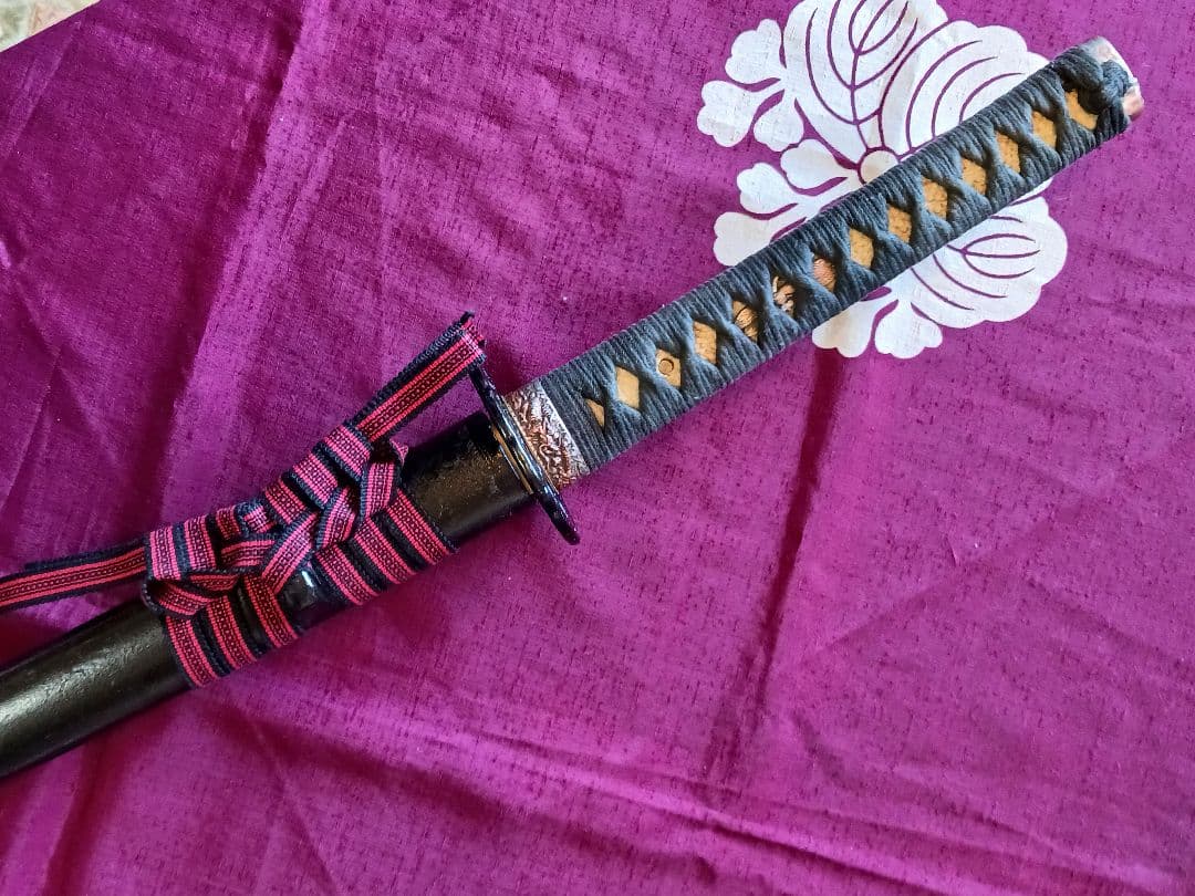 居合模造刀、本確居合者、居合女子、鑑賞、向き、本サメ本木、鍔刃渡り61cm、