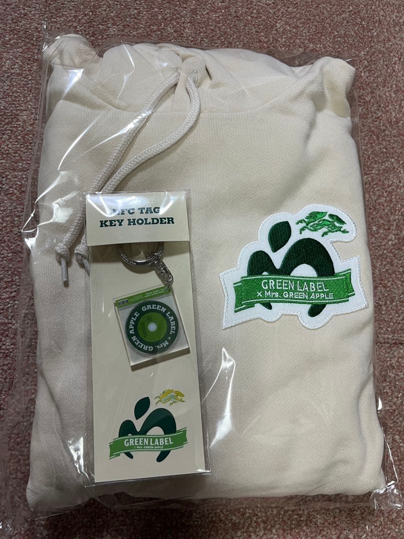 Mrs.GREEN APPLE グリーンラベル　パーカー＆キーホルダーセット 淡麗グリーンラベル Mrs. GREEN APPLE コラボグッズなど当たる！第2弾