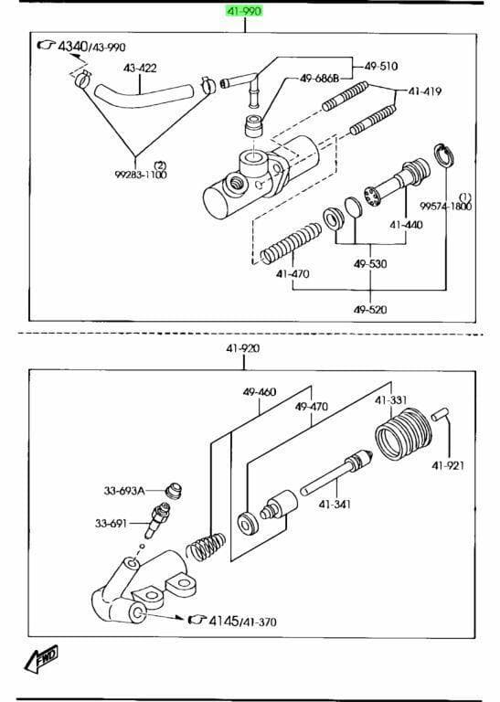 RX-8 RX8 SE3P 後期用クラッチマスターシリンダー（新品未開封）