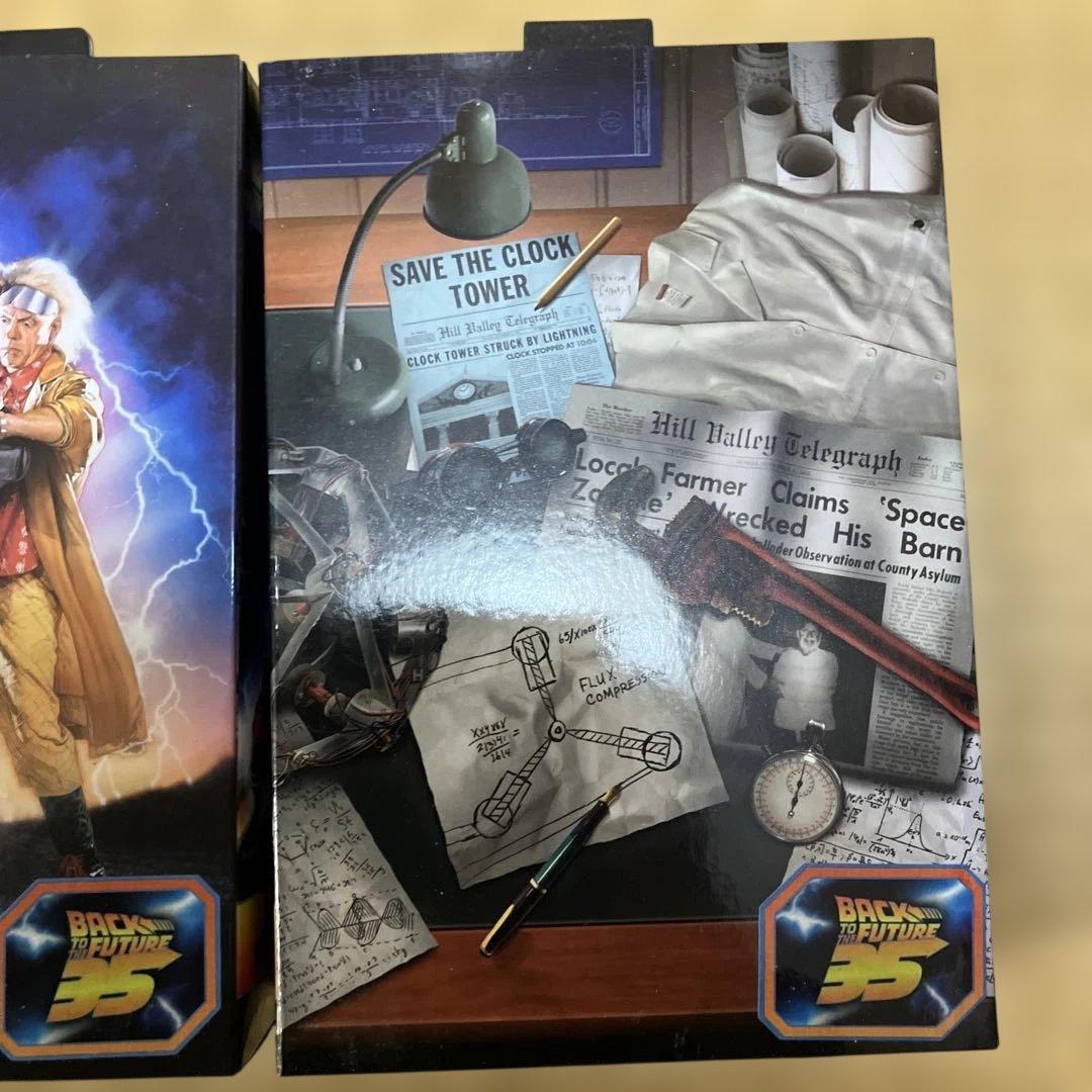 ネカ　バックトゥザフューチャー Ⅰ・Ⅱ マーティー ドク　セット　NECA