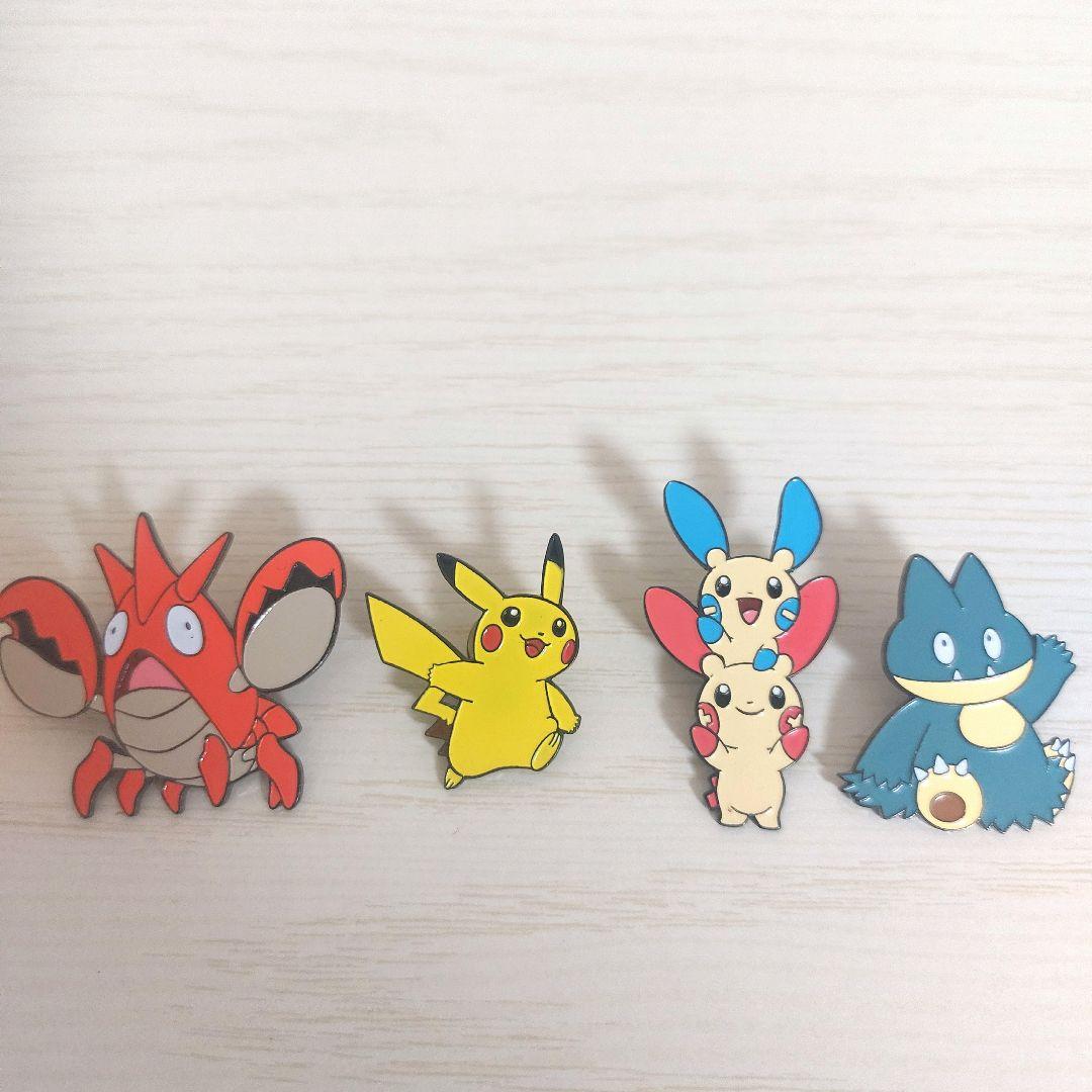 非売品】ポケットモンスター ピンバッジ 4点セット - メルカリ