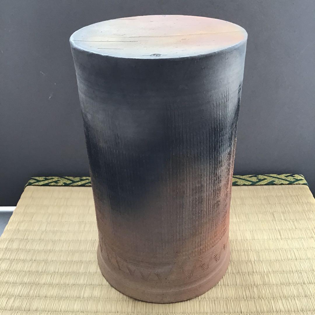 茶道具 南蛮縄簾 細水指 太仙窯作 共箱 紙箱 S11MS