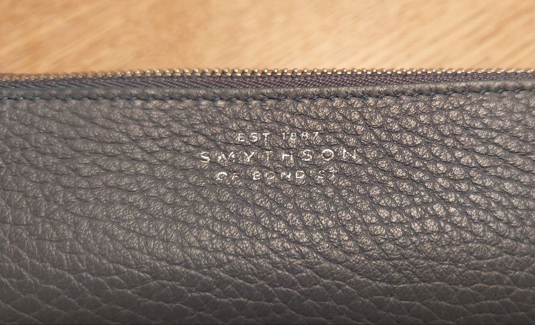 スマイソン　パナマ　ペンケース　ブルーグレー