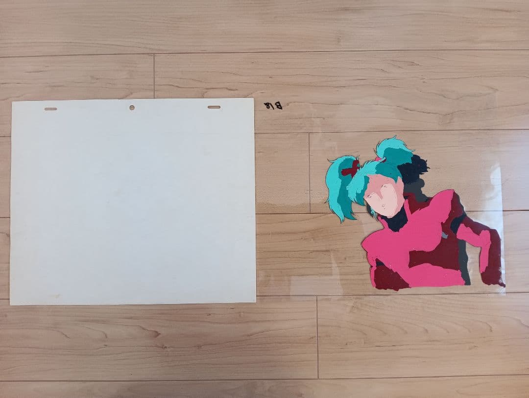 【当時物】機動戦士ガンダム 逆襲のシャア　クェス・パラヤ　セル画＆動画　1set