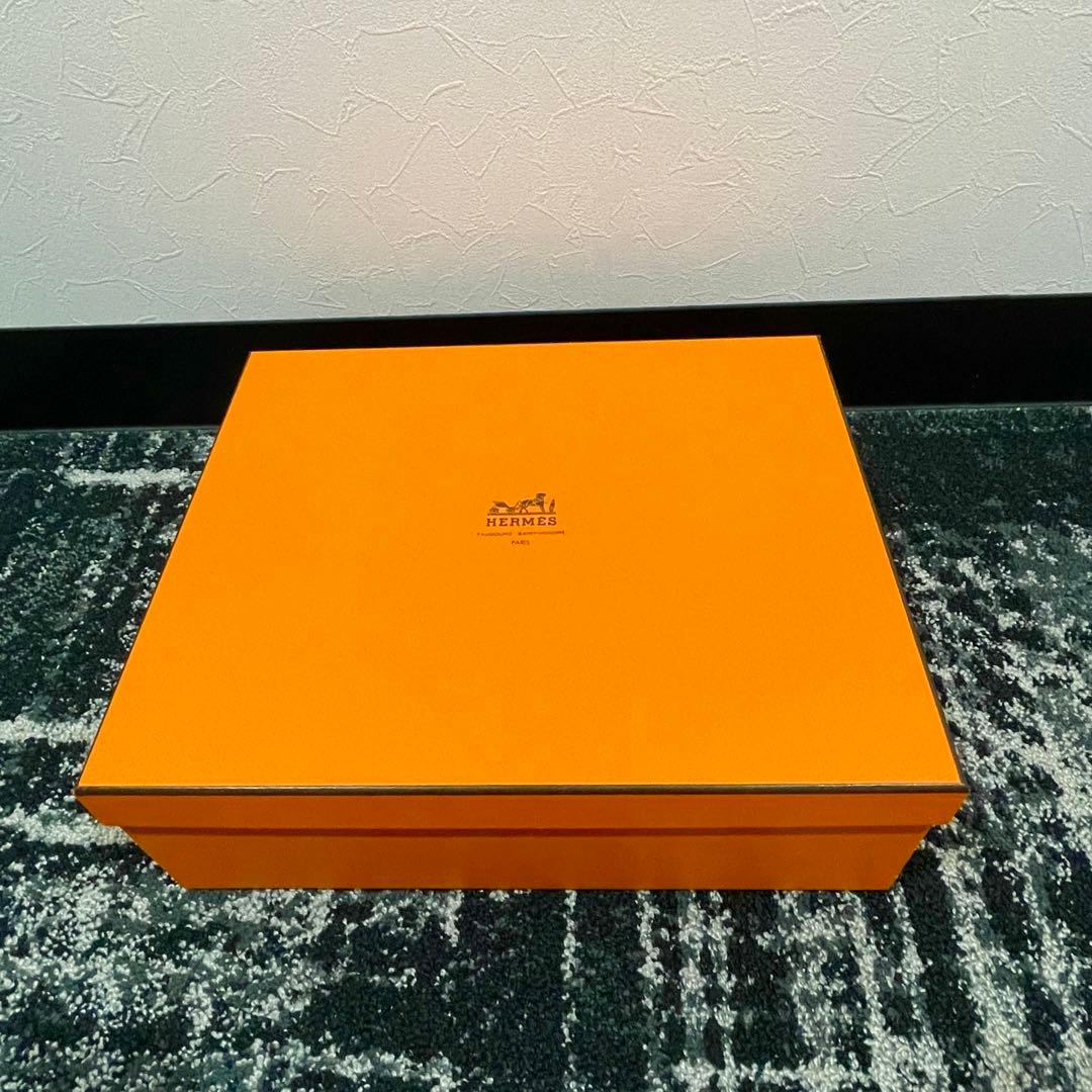 36 美品 HERMES エルメス ケリー25用 オレンジ 空箱 長方形 - メルカリ