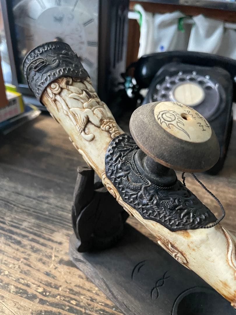 アンティーク 阿片 煙管 アヘンパイプ 煙管筒 中国骨董 中国古玩 古