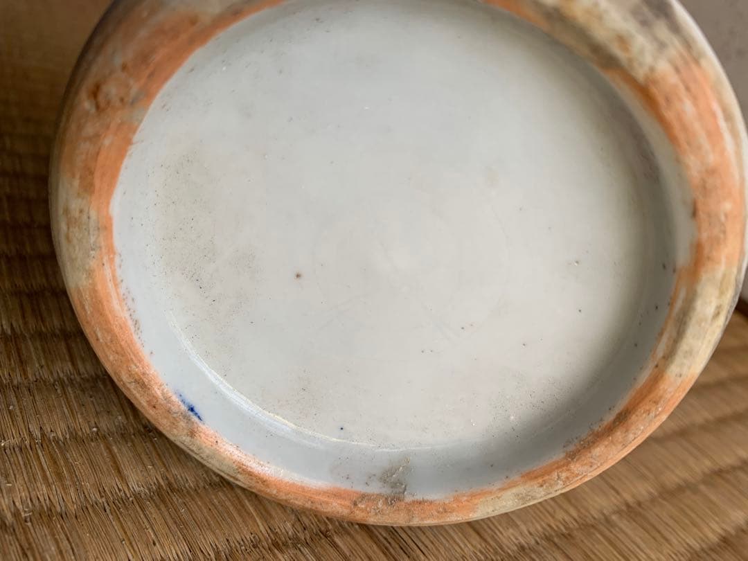 中国清時代晩期染付筆筒