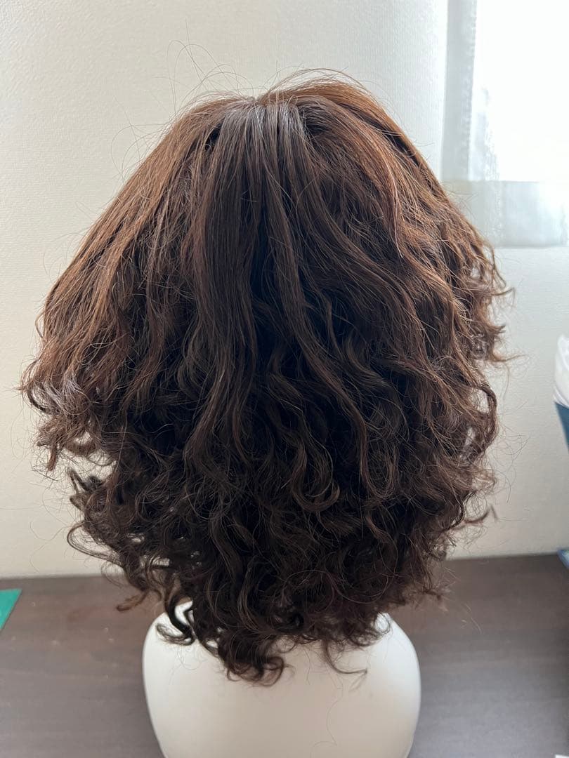 人毛100% ウェーブがかわいい ボブ かつら・ウィッグZ87