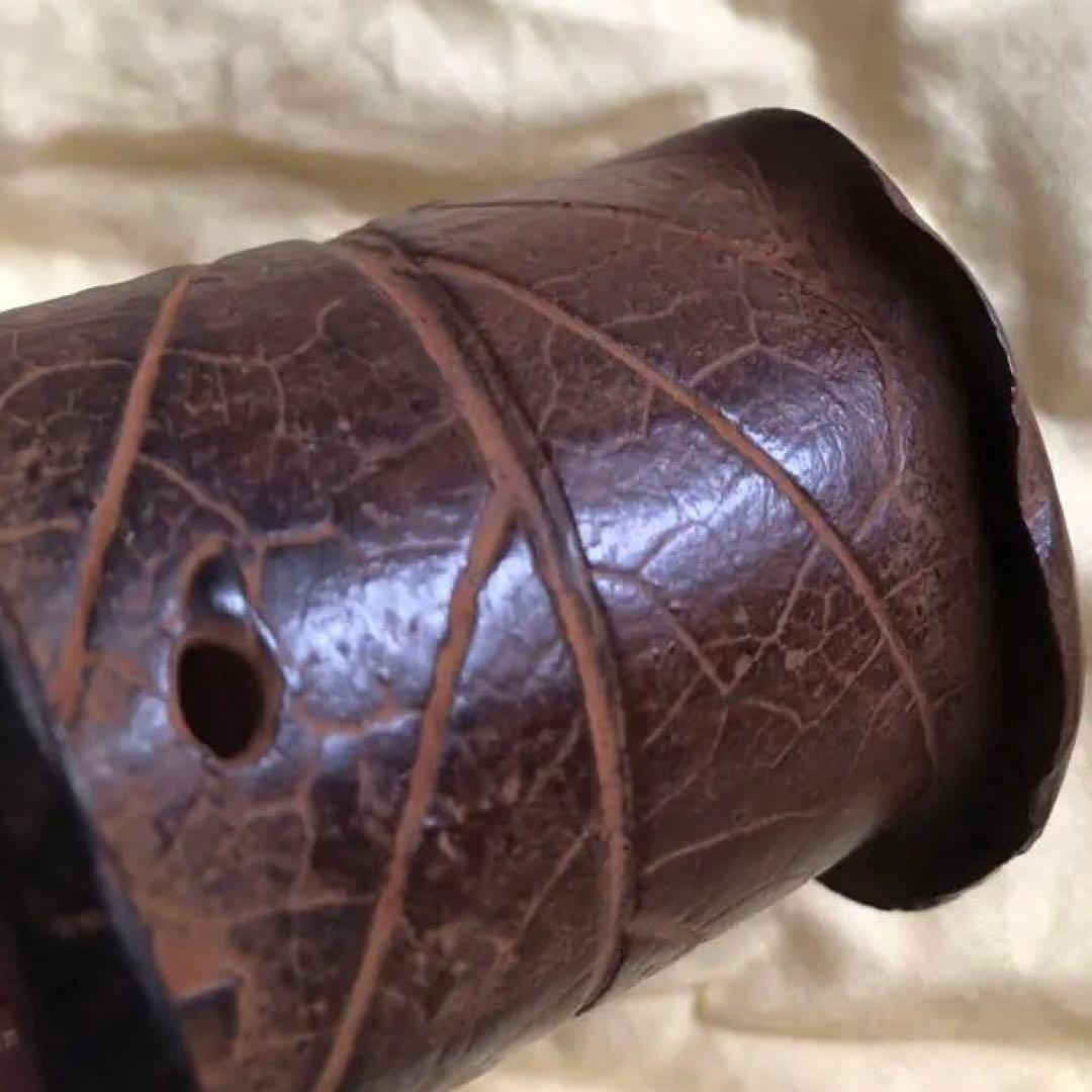 蓋置 一葉 須賀月真氏作 共箱入