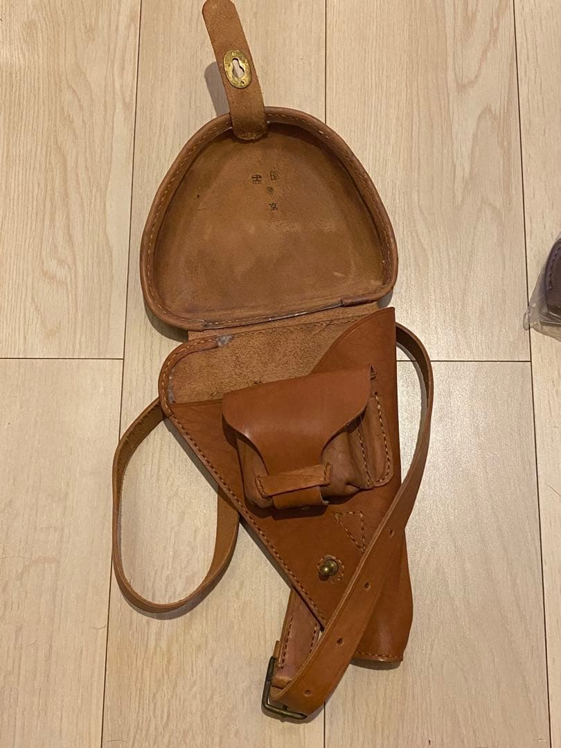 南部十四年式拳銃 ホルスター 拳銃嚢 南部14年式 前期型 本