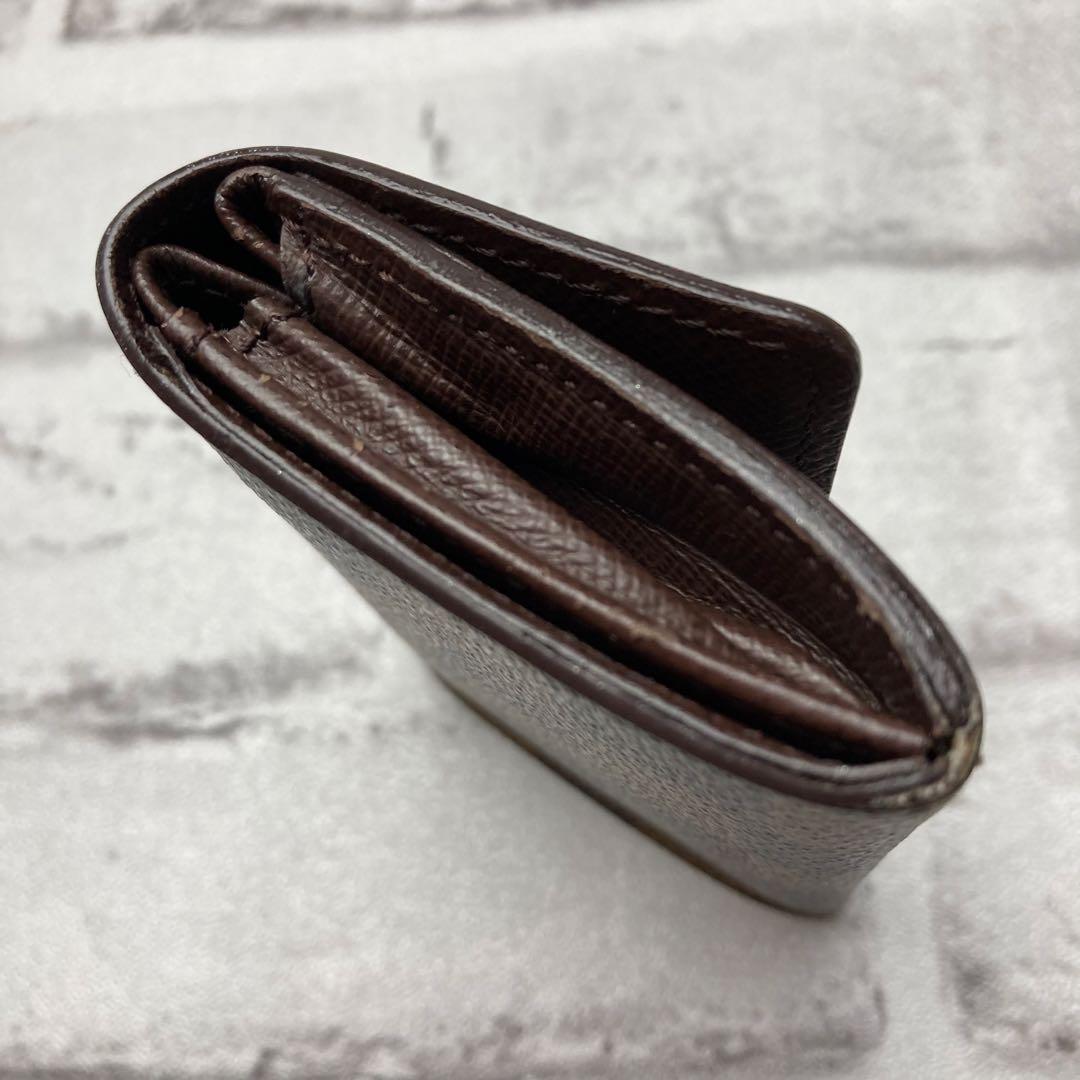 ルイヴィトン☆ケース　ダミエ　ポルトモネプラ　エベヌ　N61930