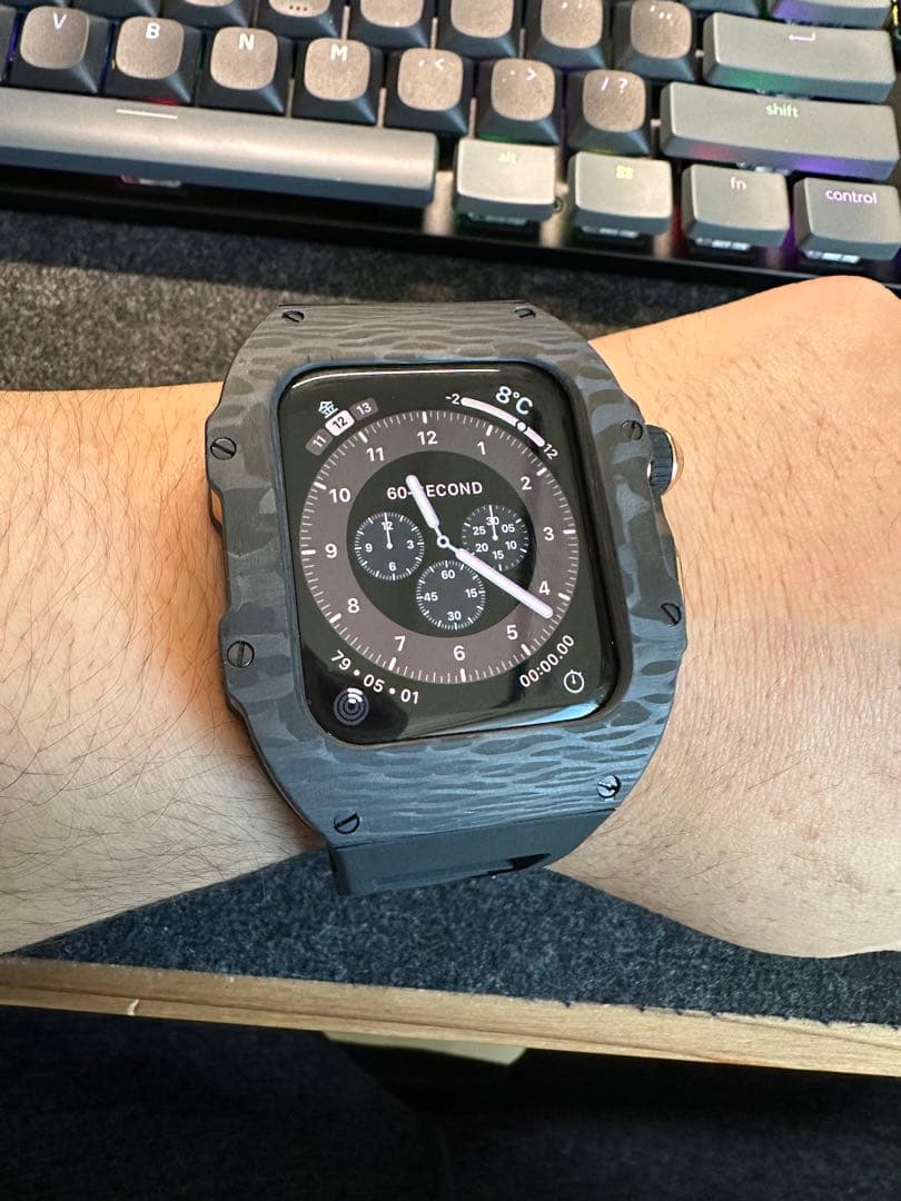 【値下げ】【新品未使用】Apple Watch 44mm／45mm用　高級ケース