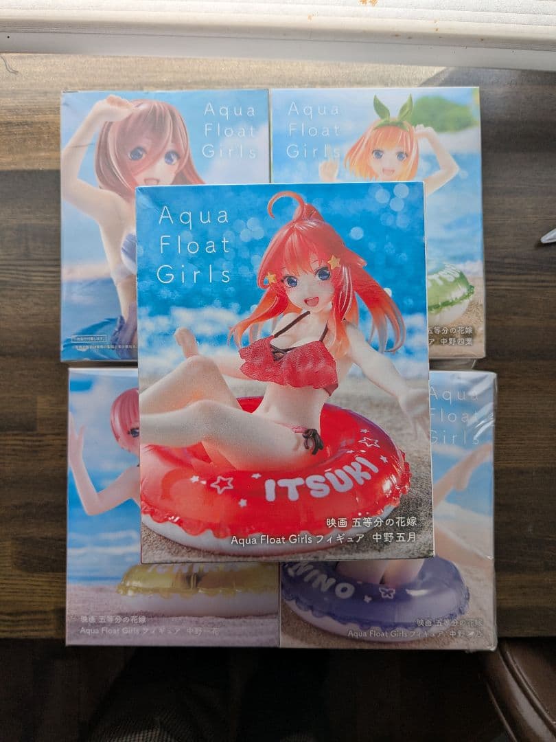 新品 Aqua Float Girls 中野五姉妹 フィギュア