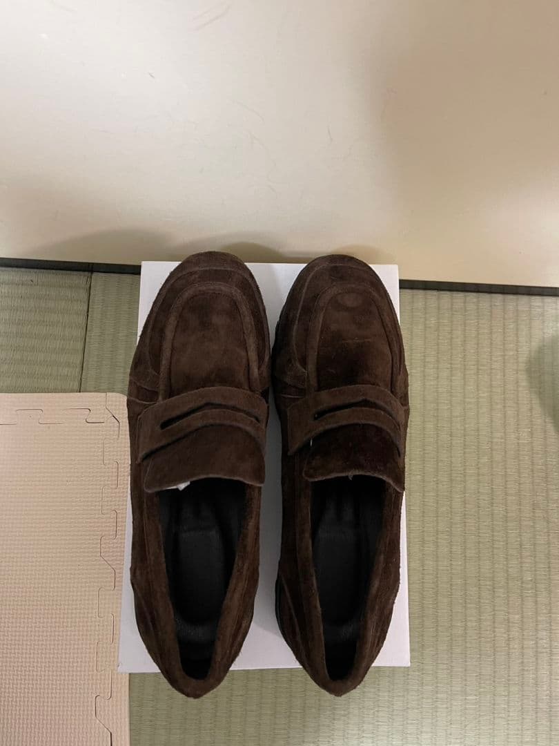 VIBRAM×OPENING ACT　ローファー　スエード ブラウン