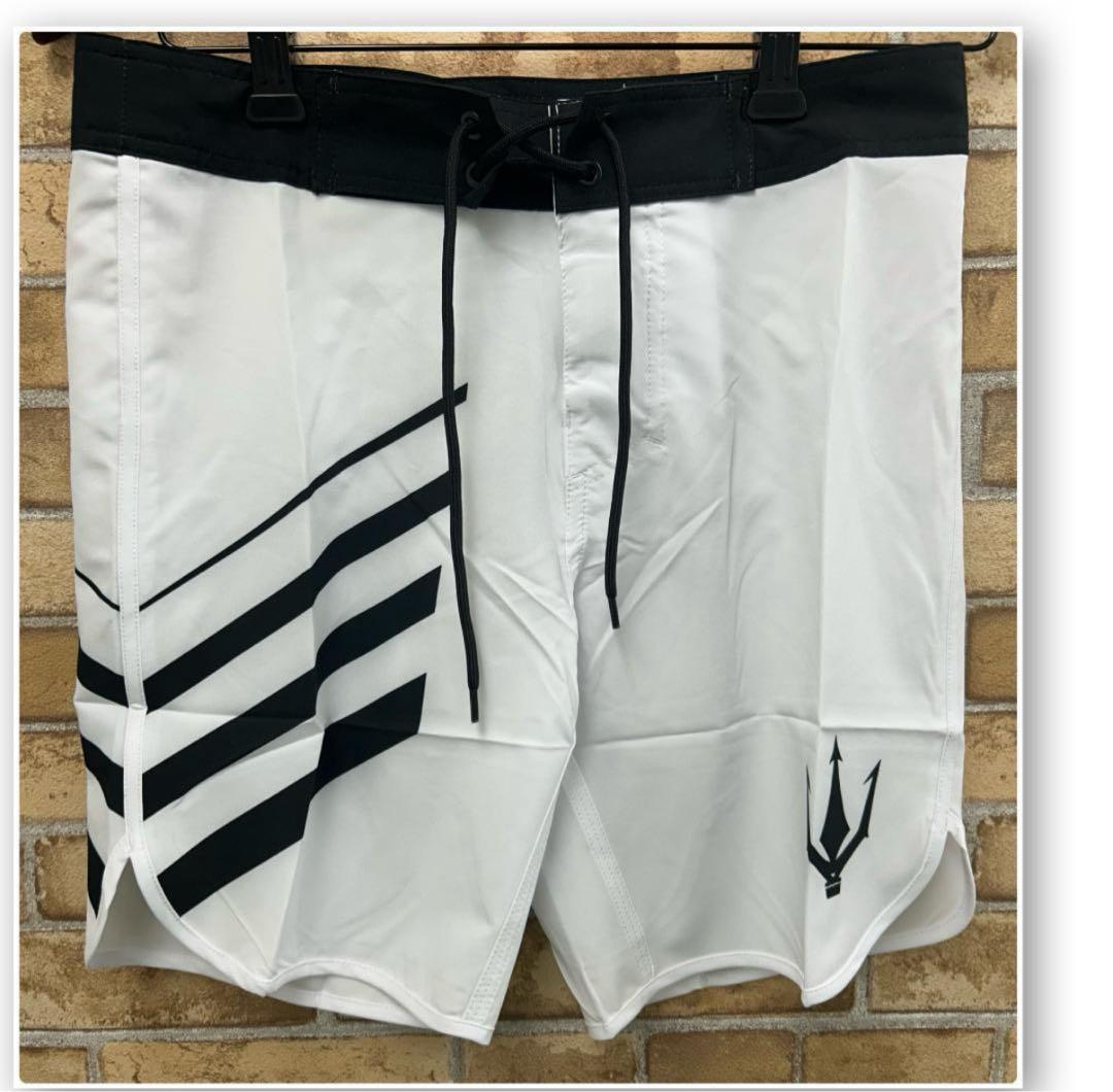 FIED ファイド サーフパンツ 水着 サイズSホワイト ストライプ フィジーク