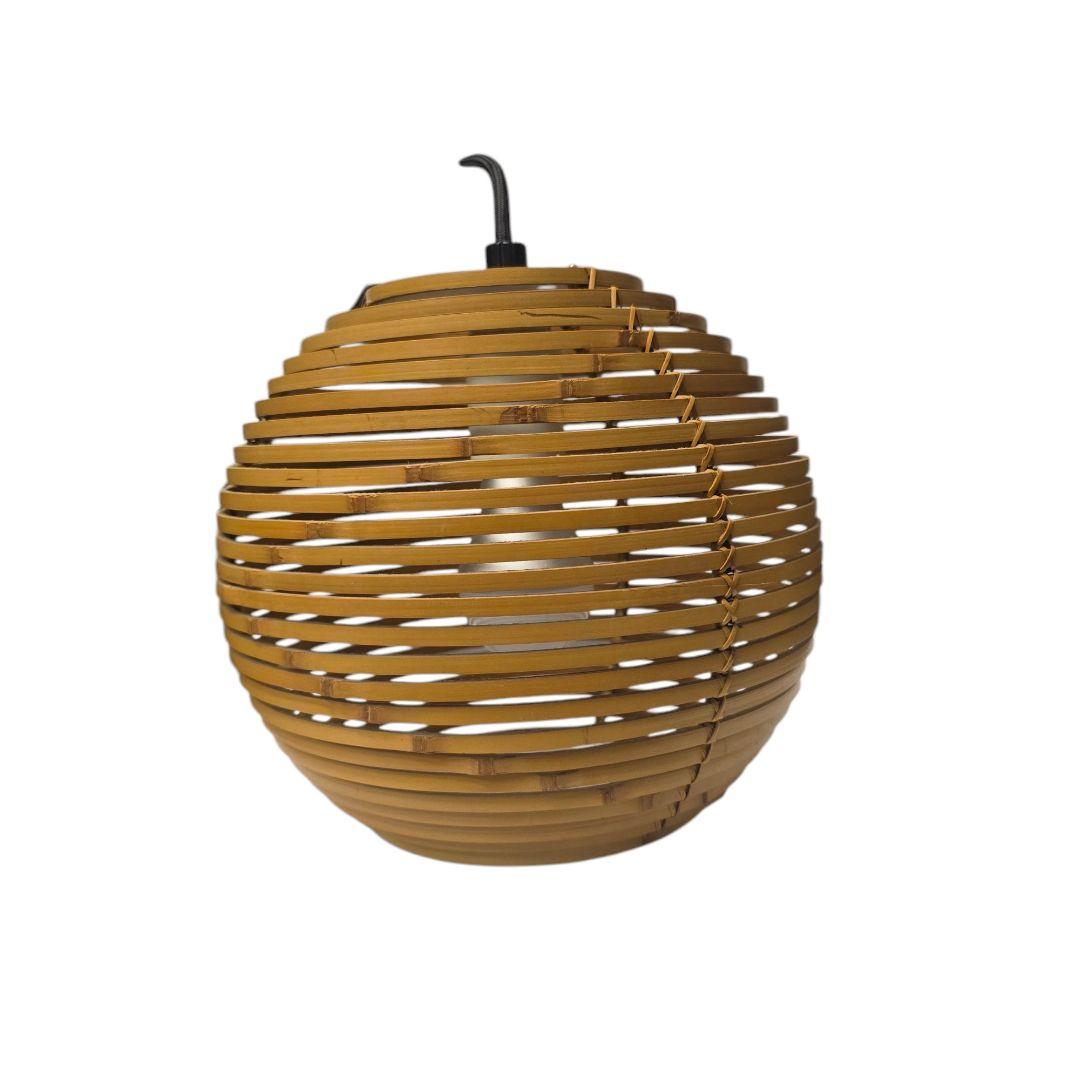 希少Yamagiwa 町田悟 竹細工 和モダン ランプ 照明 ビンテージ 希少