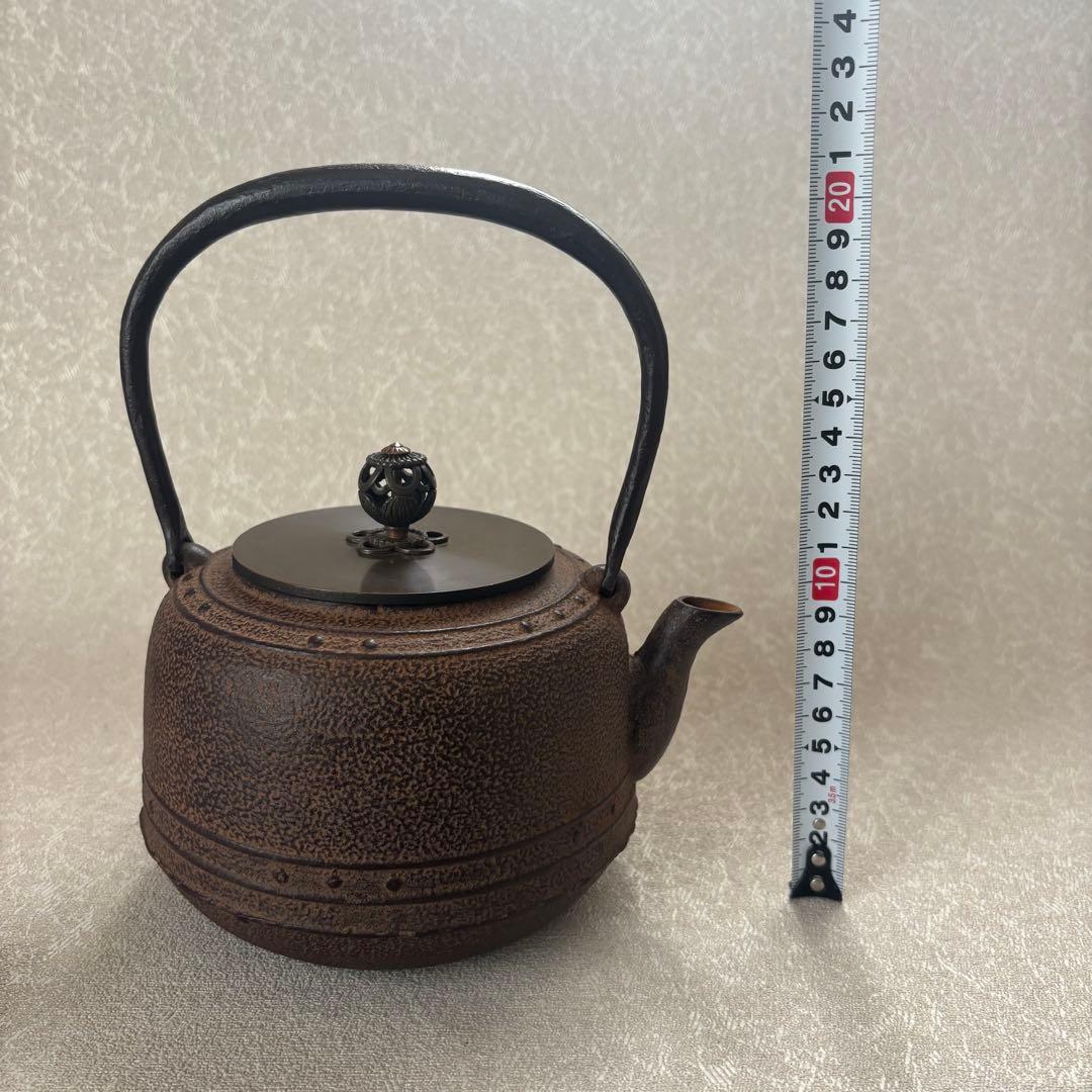 万代屋 釜師 佐藤浄清 8号 鉄瓶 茶道具 - メルカリ