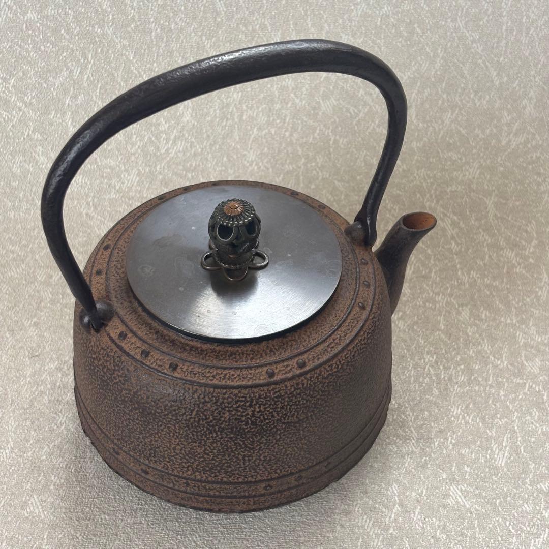 万代屋 釜師 佐藤浄清 8号 鉄瓶 茶道具 - メルカリ