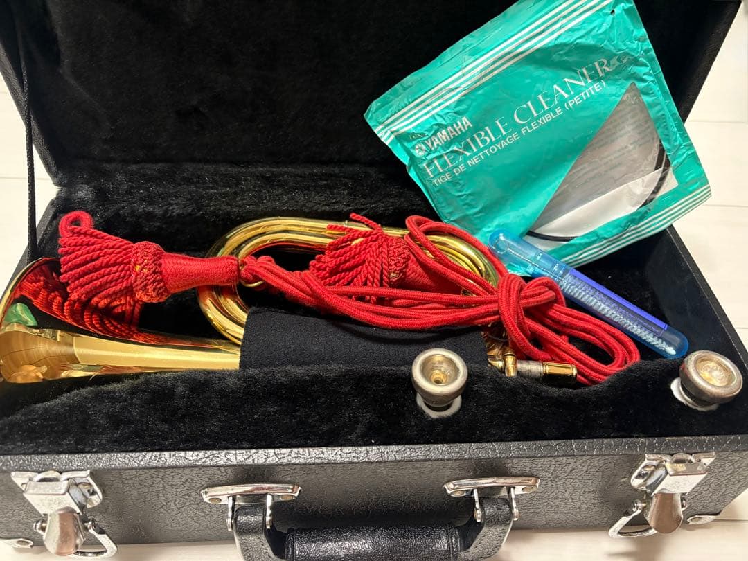 信号ラッパ　ヤマト　イーグル 3巻き　ハードケース付　付属品多数