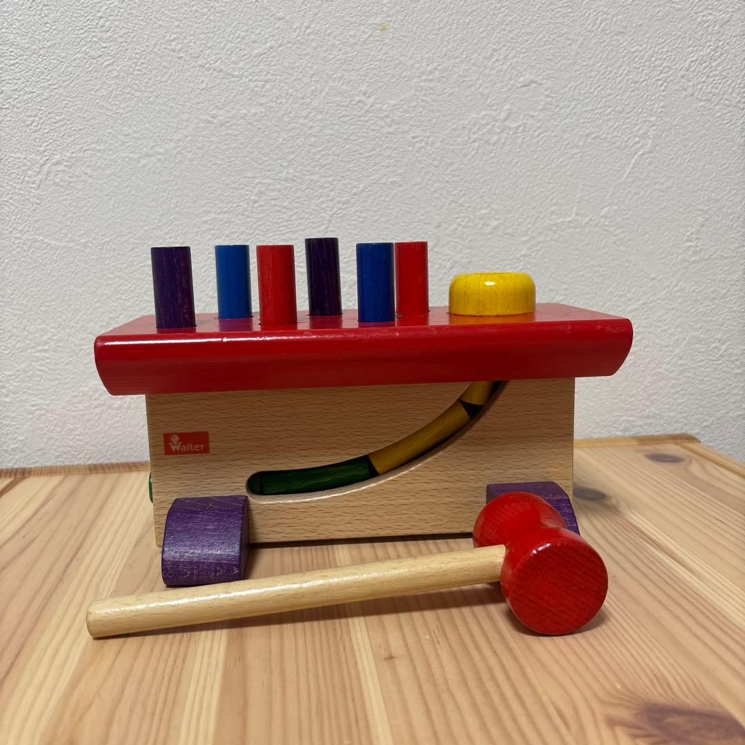 ニック社 大工さん ハンマートイ Walter 木のおもちゃ