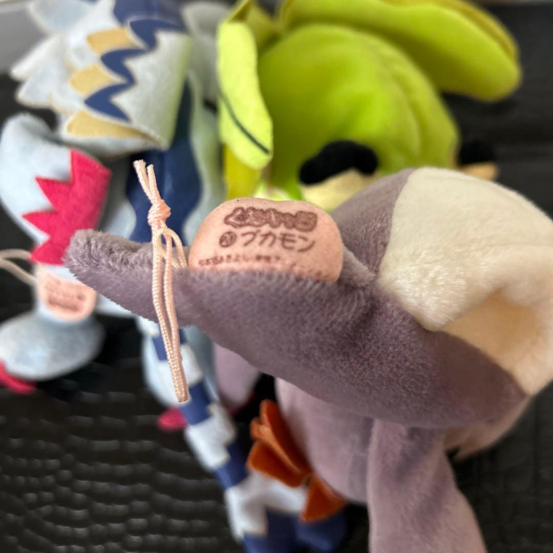 くたキャラ デジモン ガルルモン タネモン プカモン 3種＋くるりん
