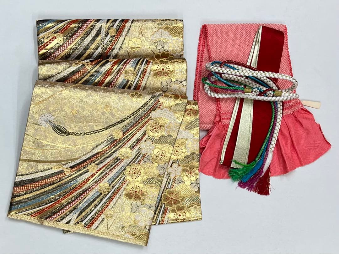 振り袖 フルセット 別誂長襦袢 ガード加工 金彩加工 刺繍入り 絞り入り 674