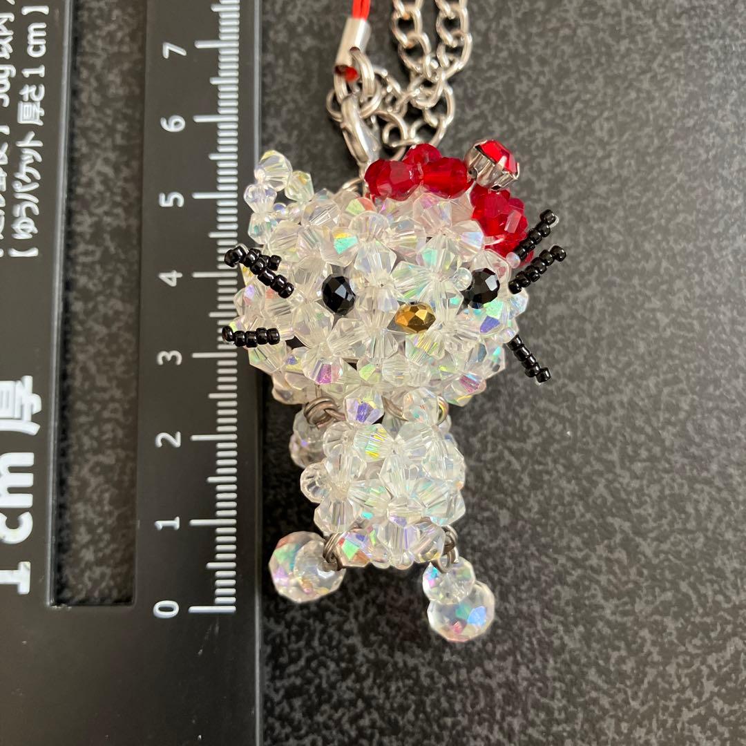 ハローキティ　ビーズマスコット　ストラップ