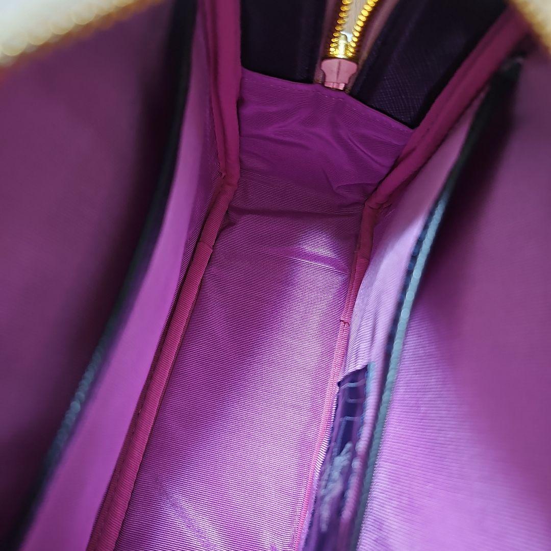 A.D.M.J. クロコダイル風ハンドバッグ ホワイト