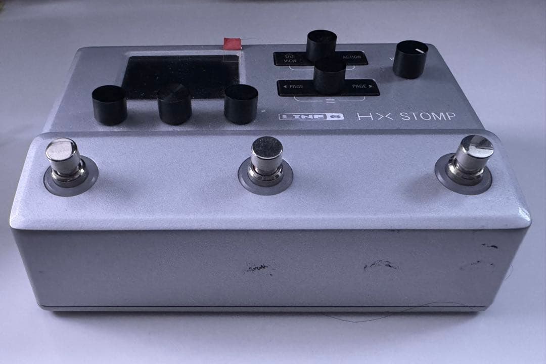 LINE 6 HX Stomp 限定色 シルバー オヤイデDCケーブル付