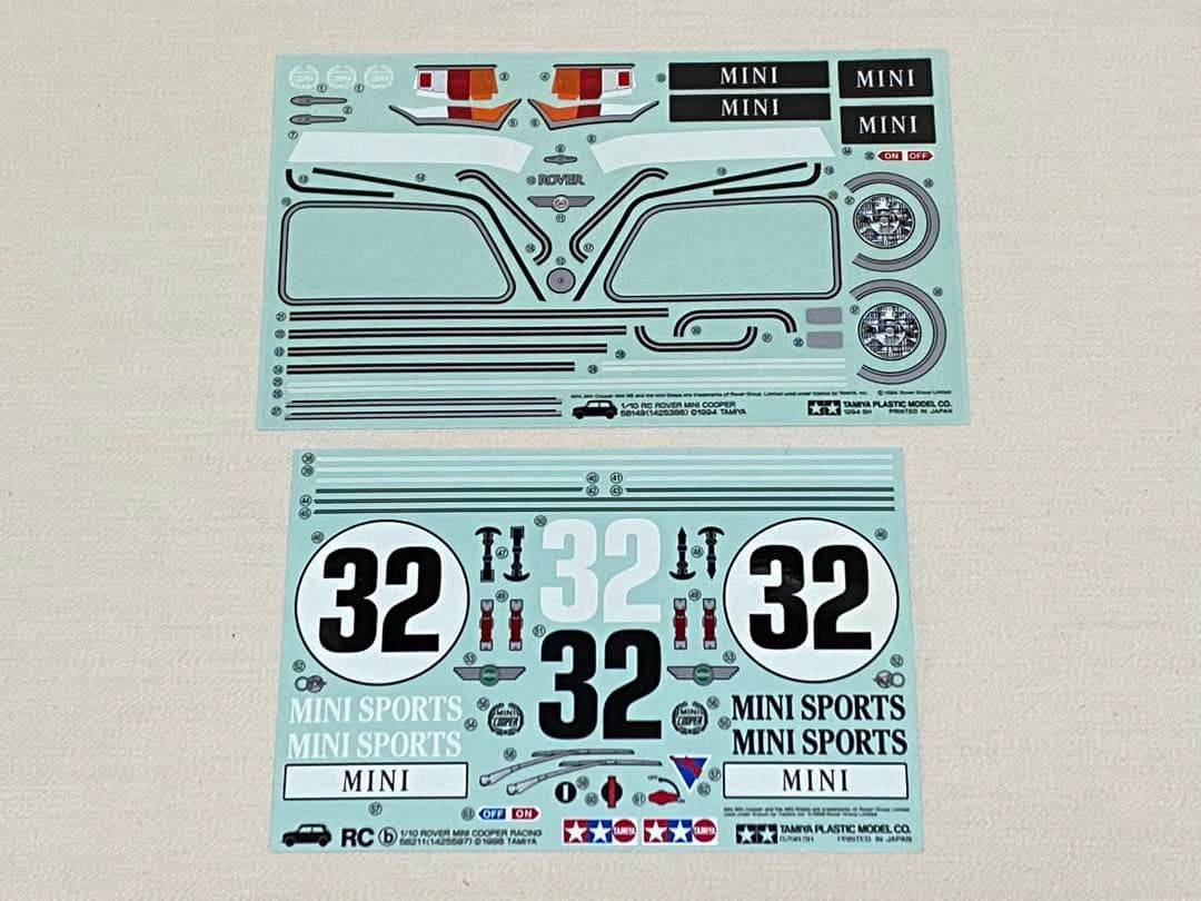 タミヤ 1/10 ミニクーパーレーシング