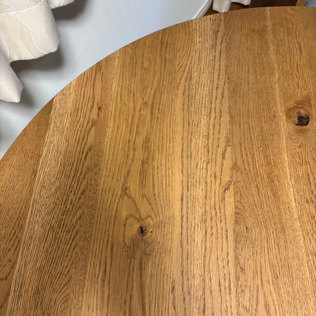 【しーも】unico ADDAY（アディ）ラウンドダイニングテーブル