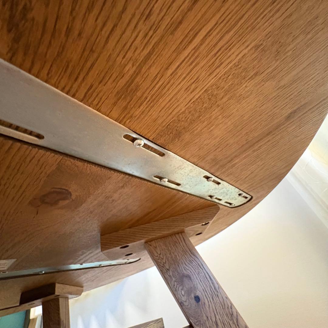 【しーも】unico ADDAY（アディ）ラウンドダイニングテーブル