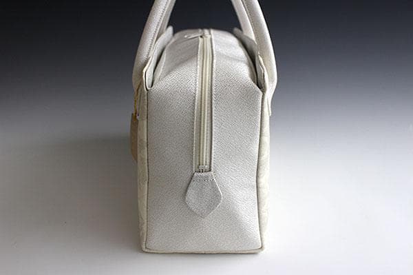 新品未使用 ！！特別セール！！京都 西陣 正絹 帯使用 利休バッグ 25919