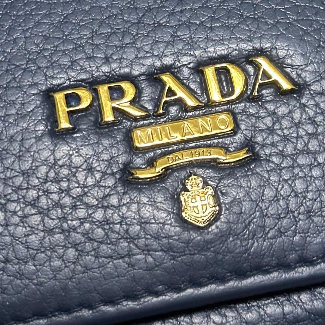 楽天市場】プラダ 財布 ブルーの通販 PRADA プラダ 折り財布 ラウンド