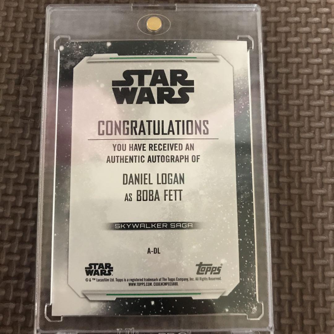 スターウォーズ　トレカ　サイン