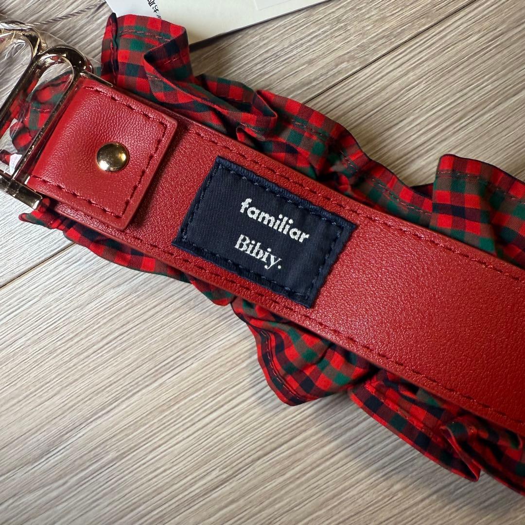 familiar × Bibiy. HAND STRAP RED