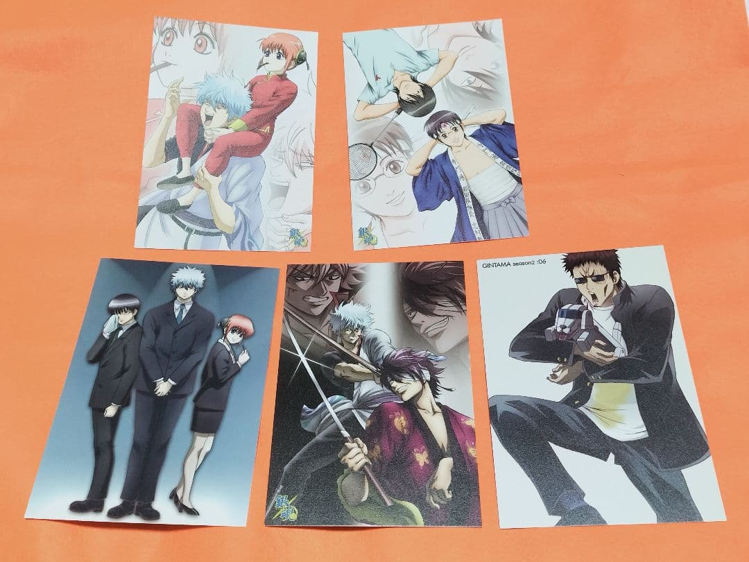 坂田銀時 銀魂 イラストカード 5枚セット 高杉晋助