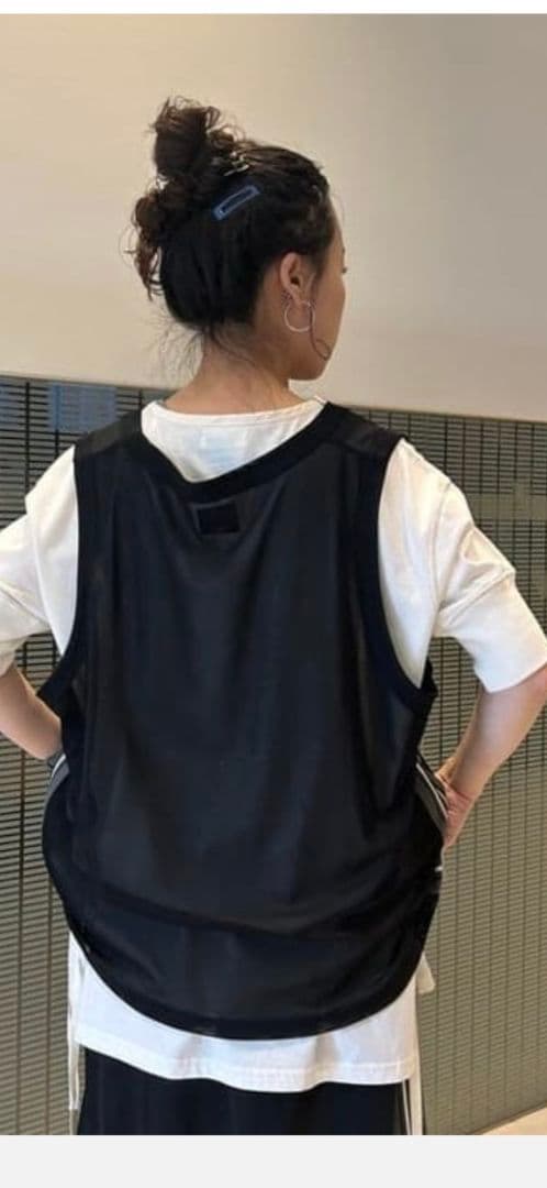 【BEAMS BOY別注】NEEDLES ／ポリエステルメッシュタンクトップ